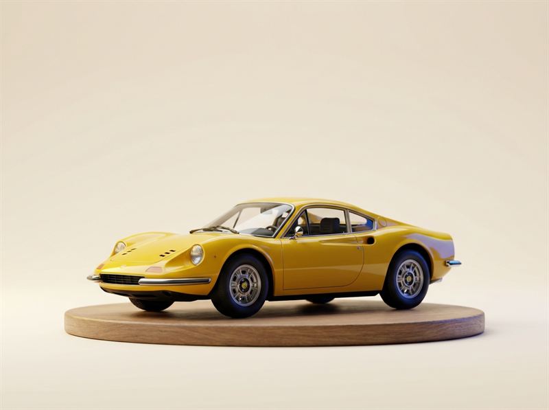 Model sports car, limited run